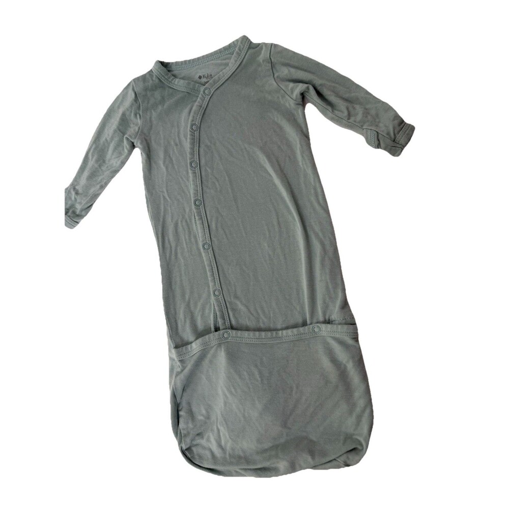 Kyte Baby Green Mint Snap Front Bamboo Bundler Newborn Sleeper NB